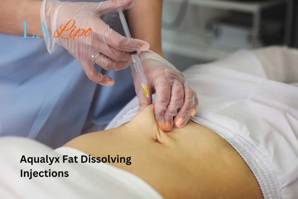 woman having fat dissolving injections Allesley in the stomach