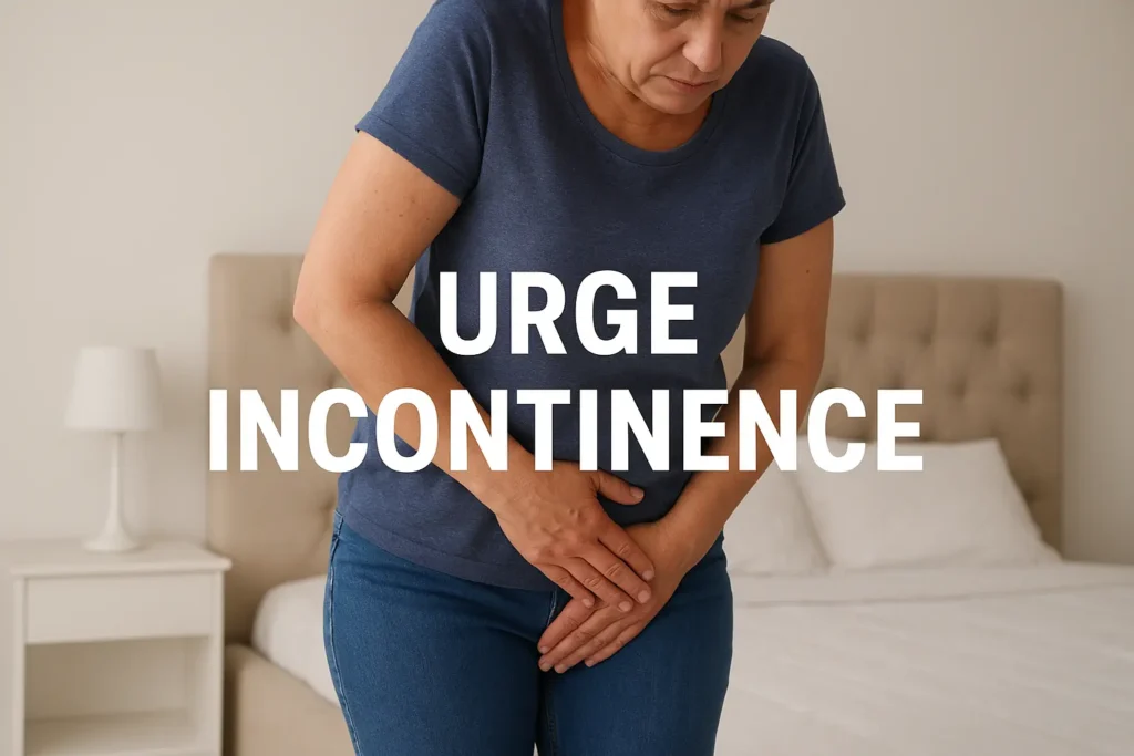 how to manage urge incontinence Allesley symptoms