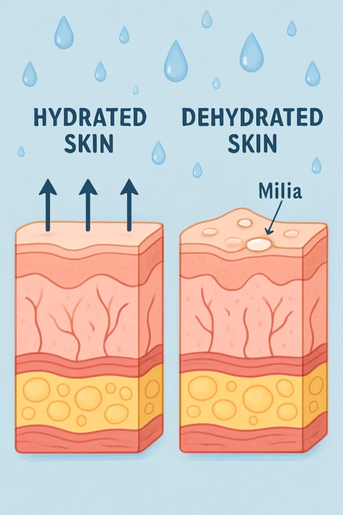 The importance of hydration and milia production Allesley