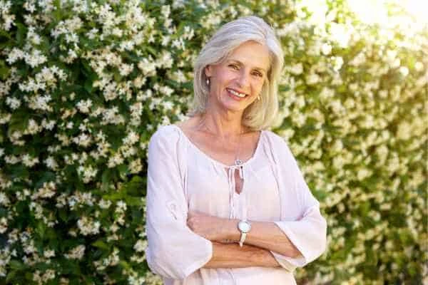 Older woman happy with urinary incontinence treatment Allesley