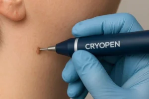 Person receiving skin tag removal Allesley