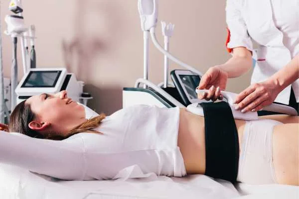 woman having body sculpting to help improve her body image and her mental health Allesley