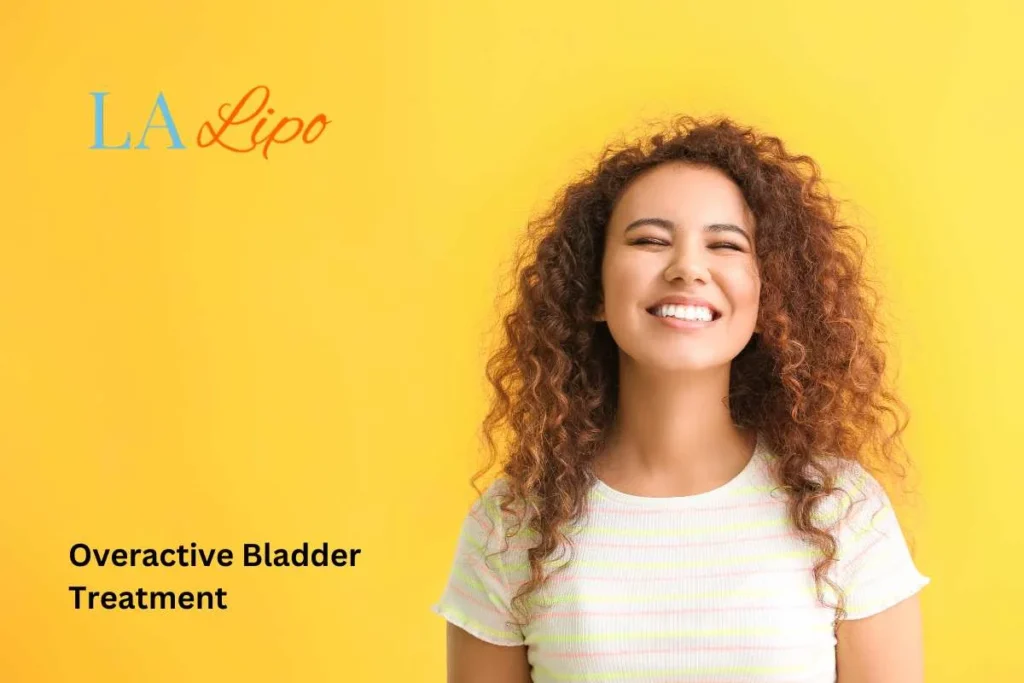 woman smiling about overactive bladder treatment Allesley solutions